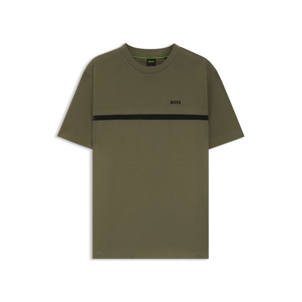 Camiseta de algodón a rayas