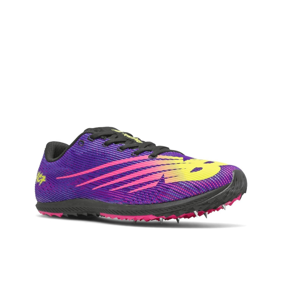 Zapatillas con clavos unisex color violeta