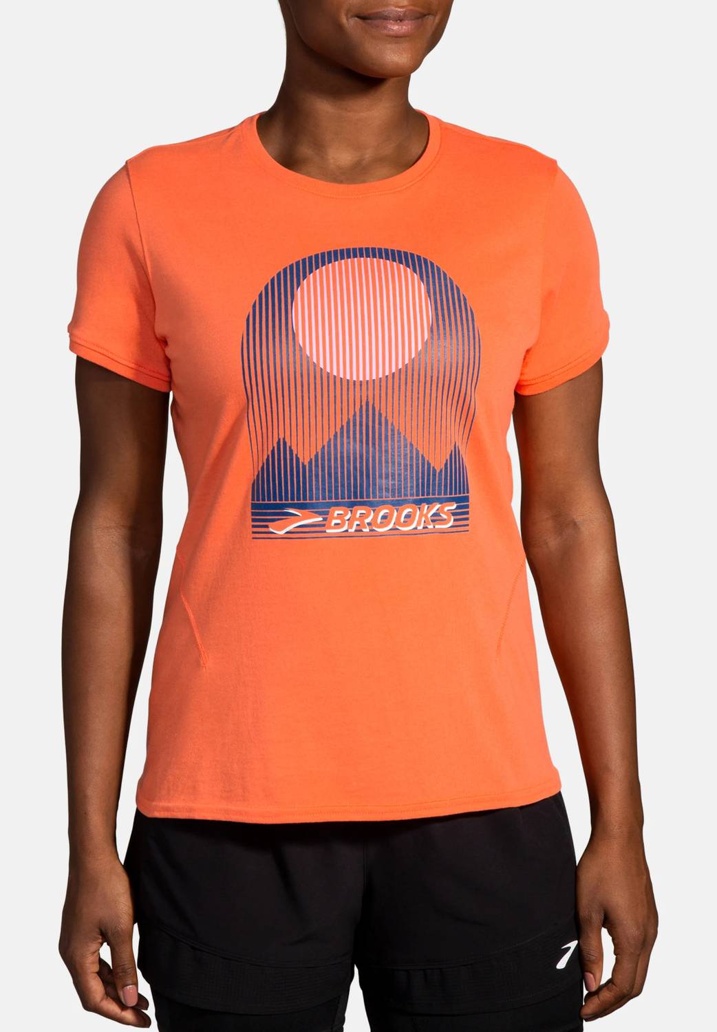 Camiseta de manga corta color naranja