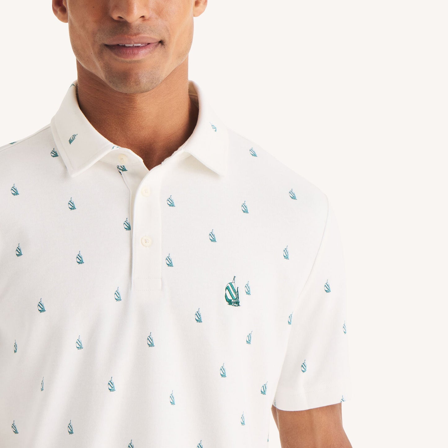 Polo de hombre con estampado