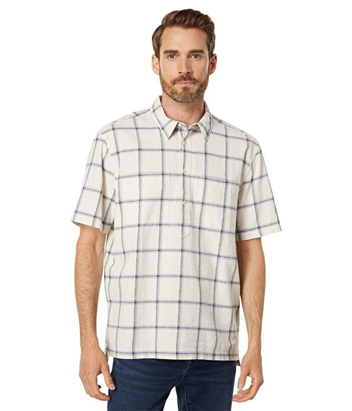Camisa de hombre de manga corta color blanco