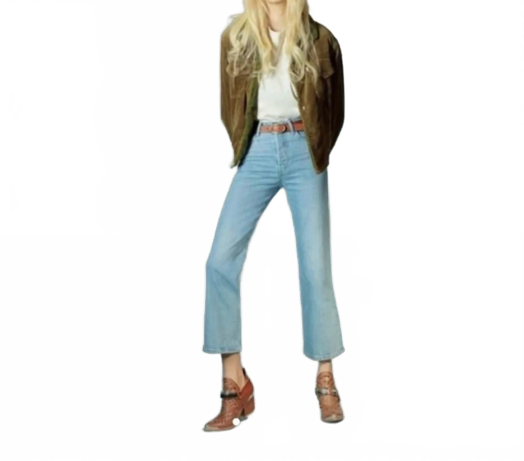 Jean color azul