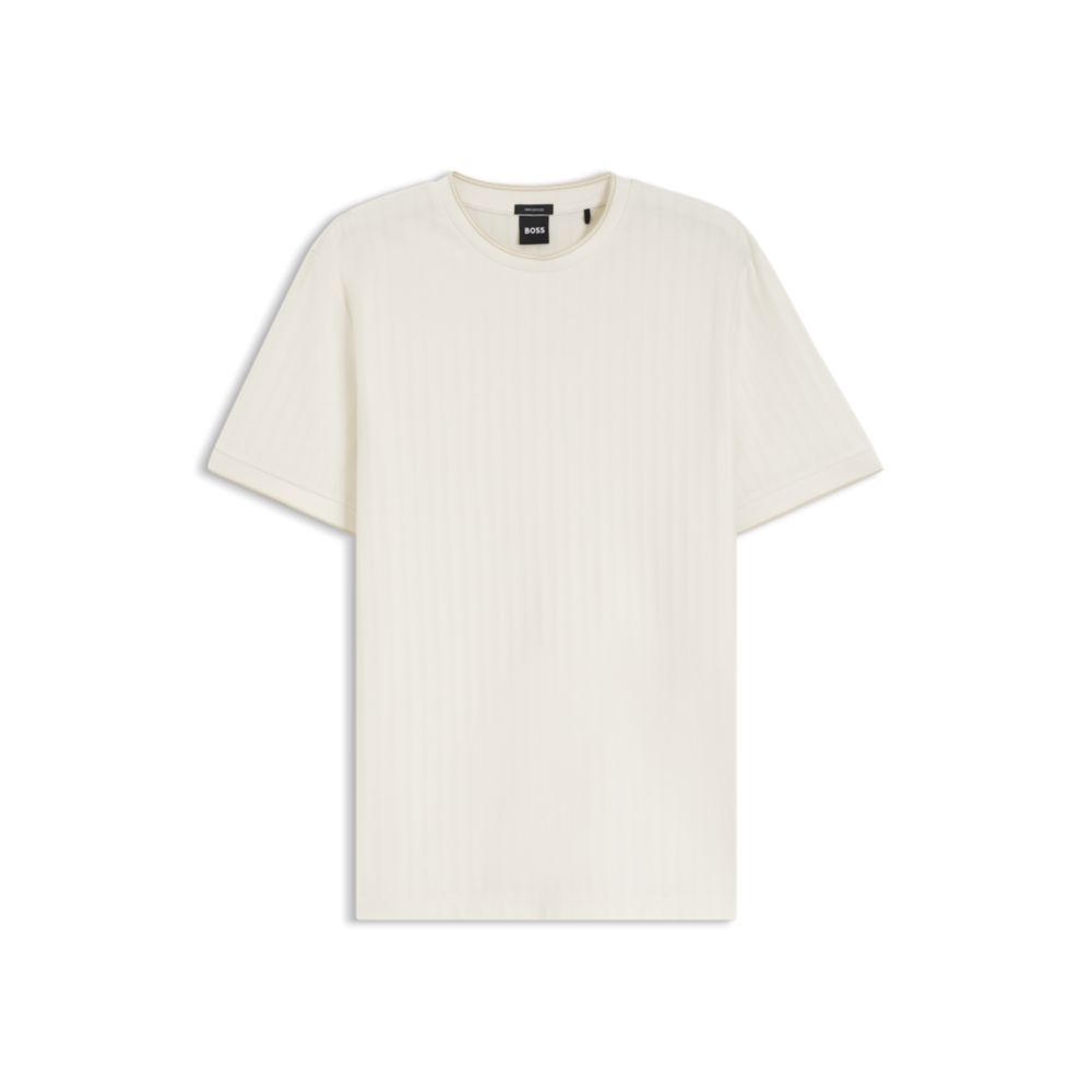 Camiseta de algodón a rayas