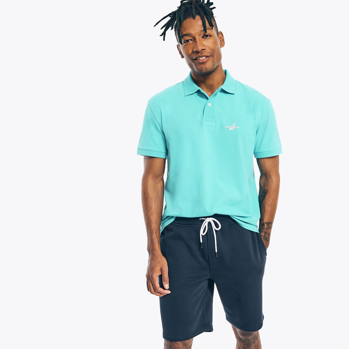 Polo de hombre con tejido acanalado