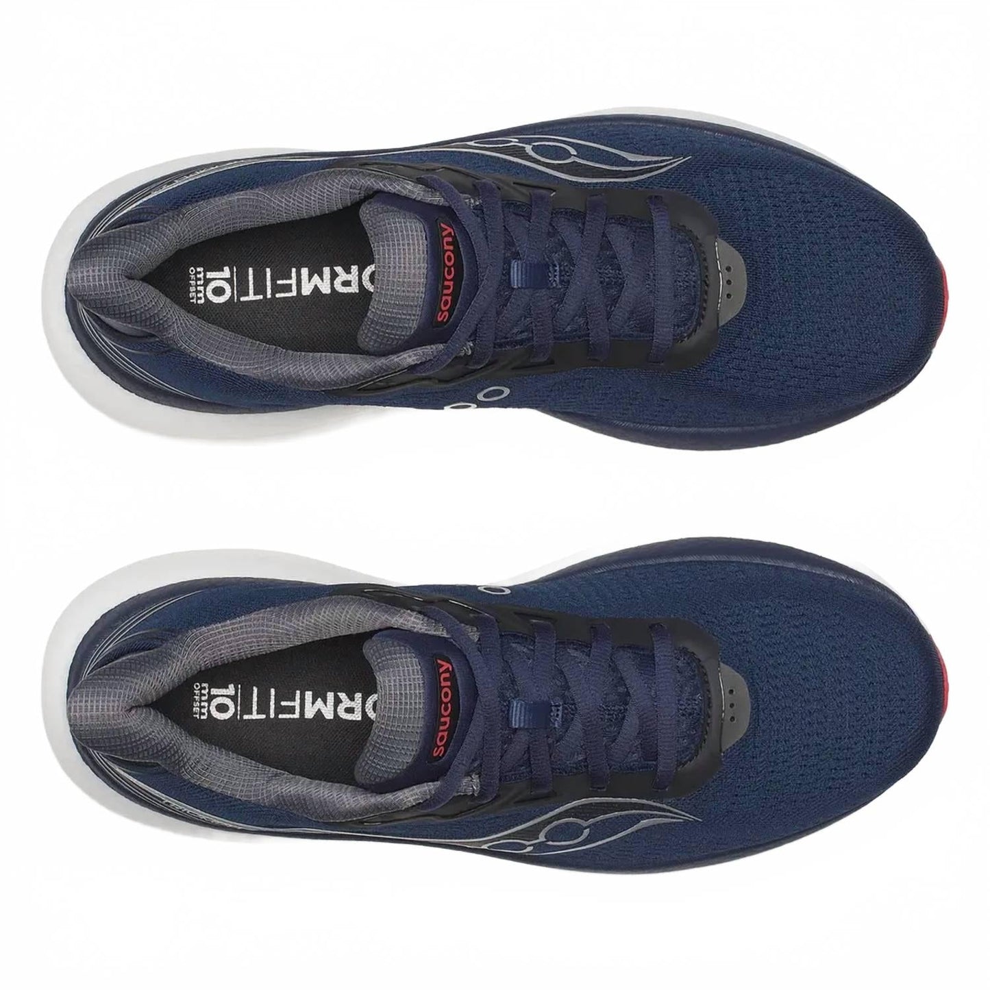 Zapatos de hombre color azul marino y rojo