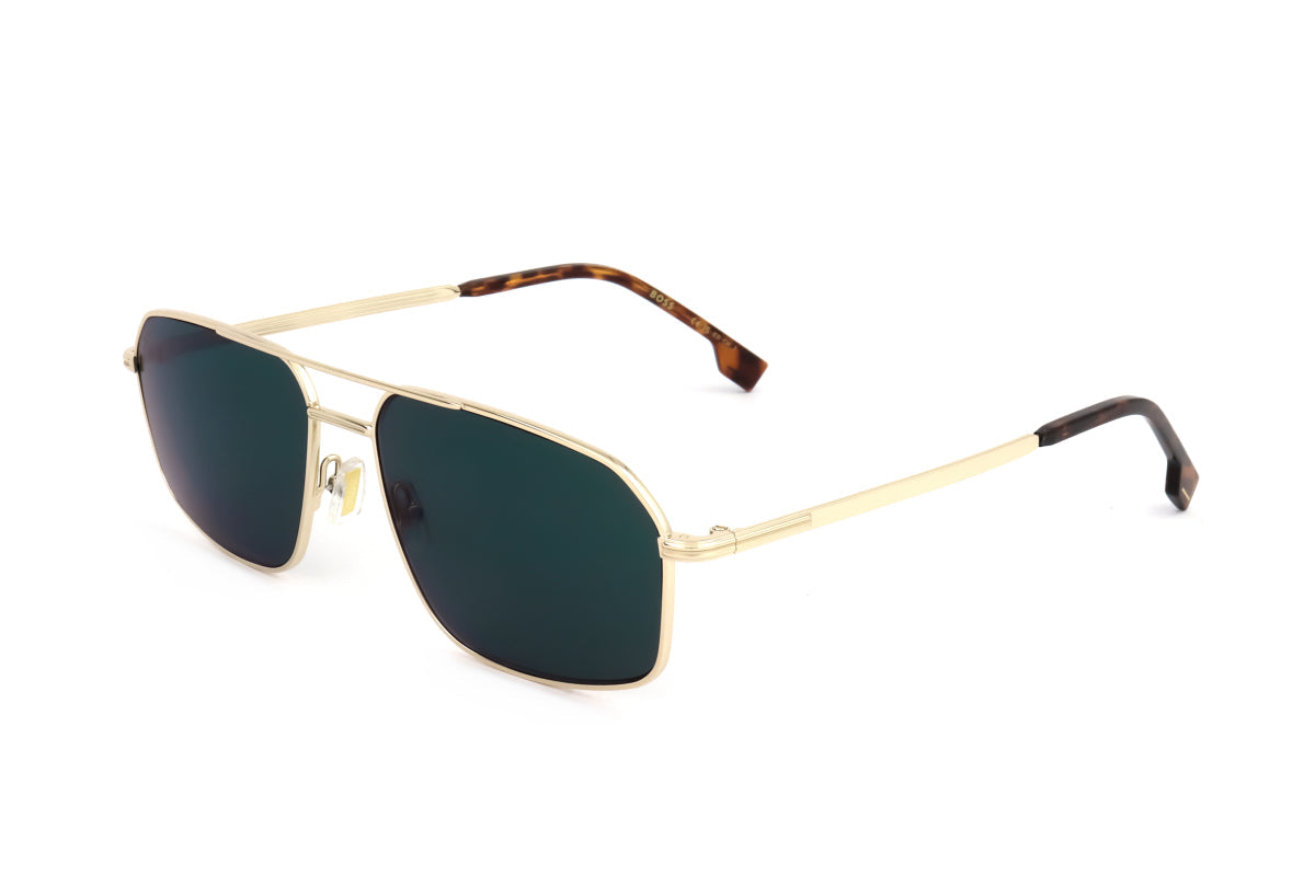Gafas color verde y dorado