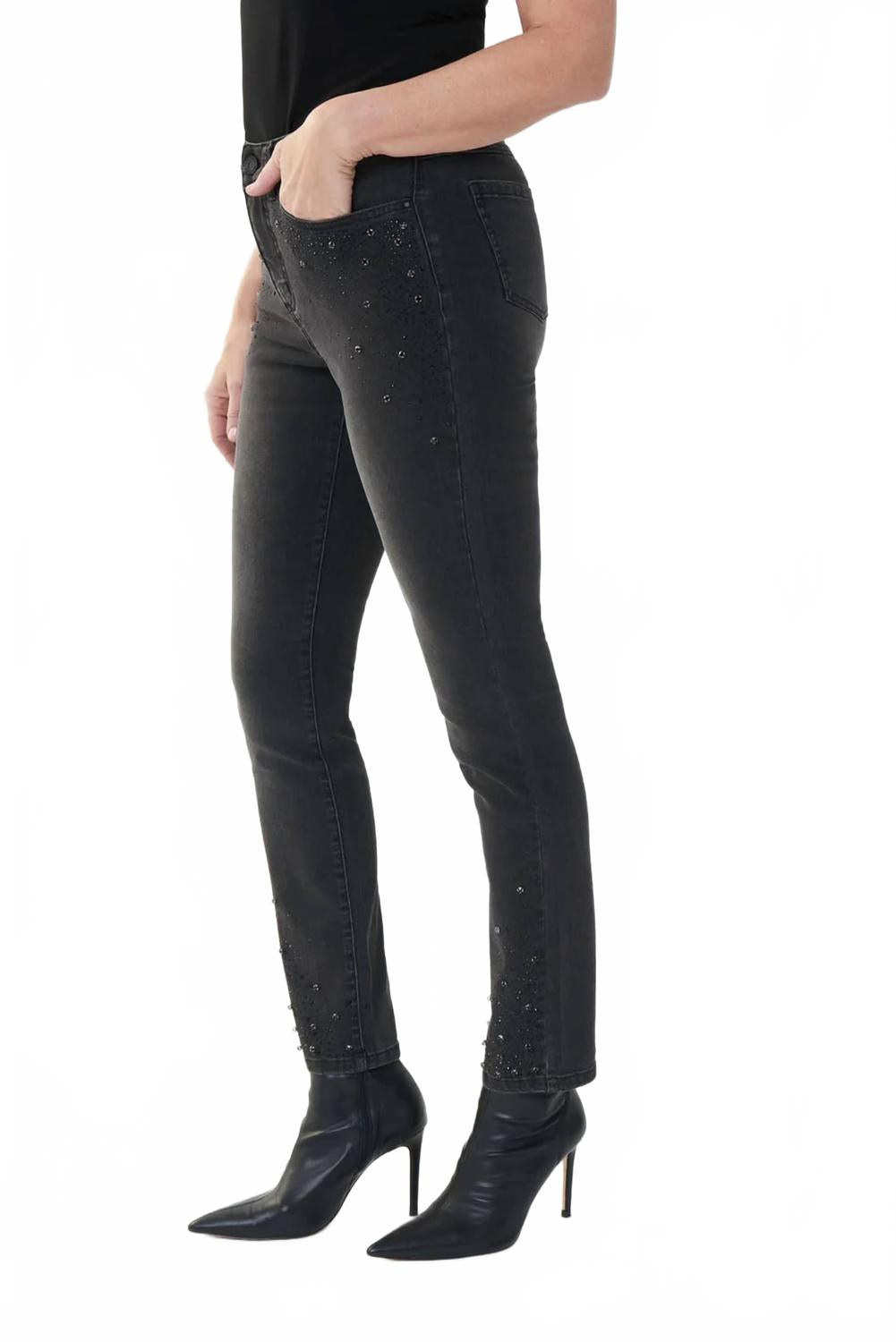 Jean color gris