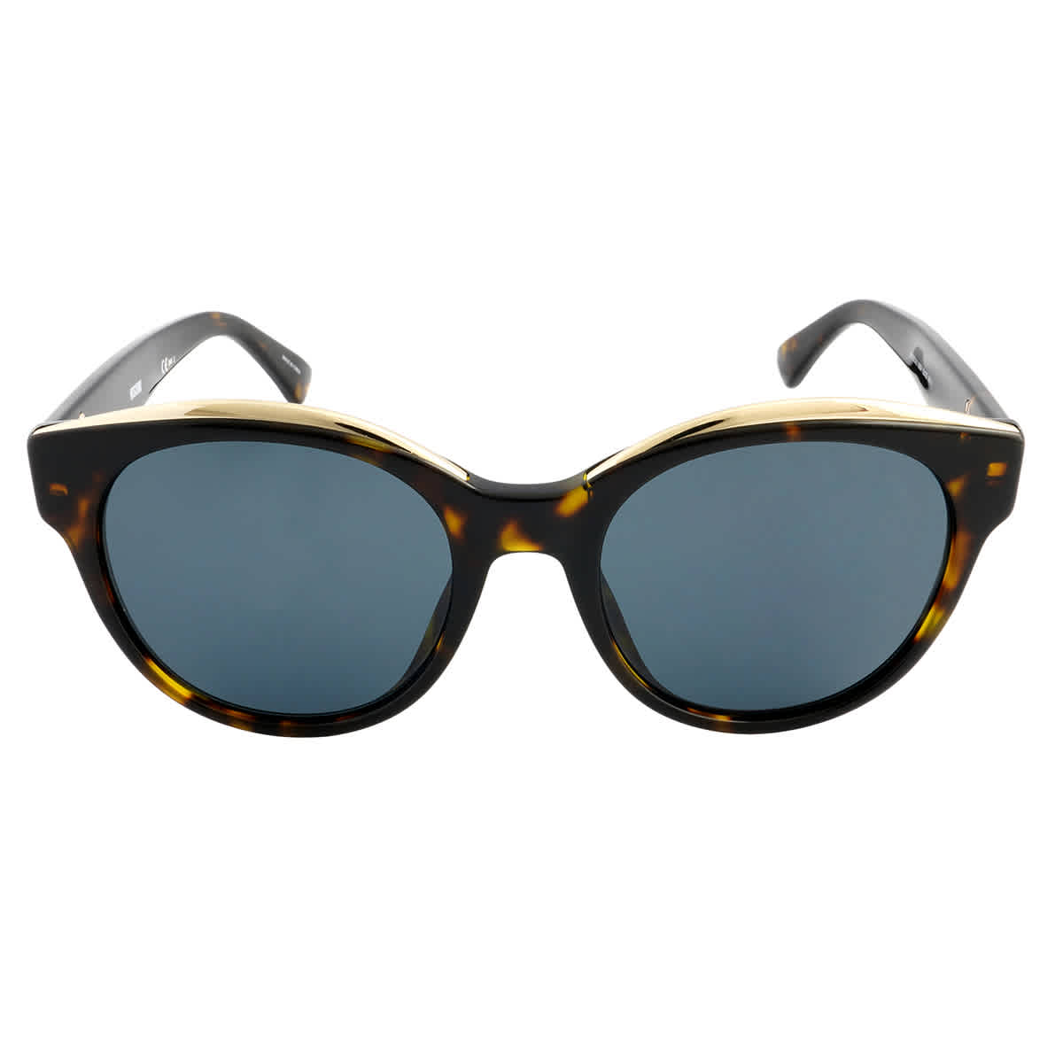 Gafas de sol de mujer de montura redonda color gris