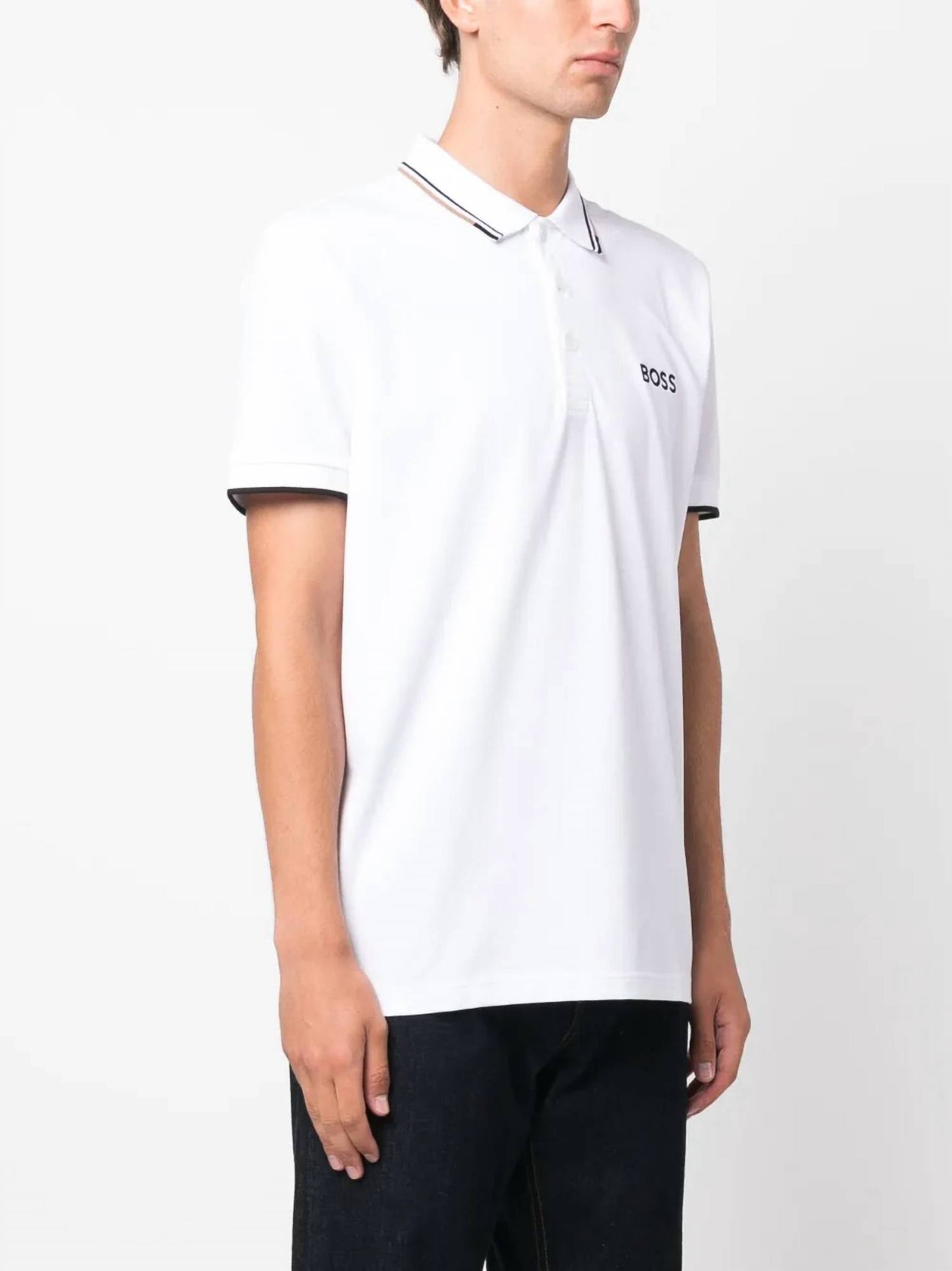 Camiseta de hombre de manga corta color blanco