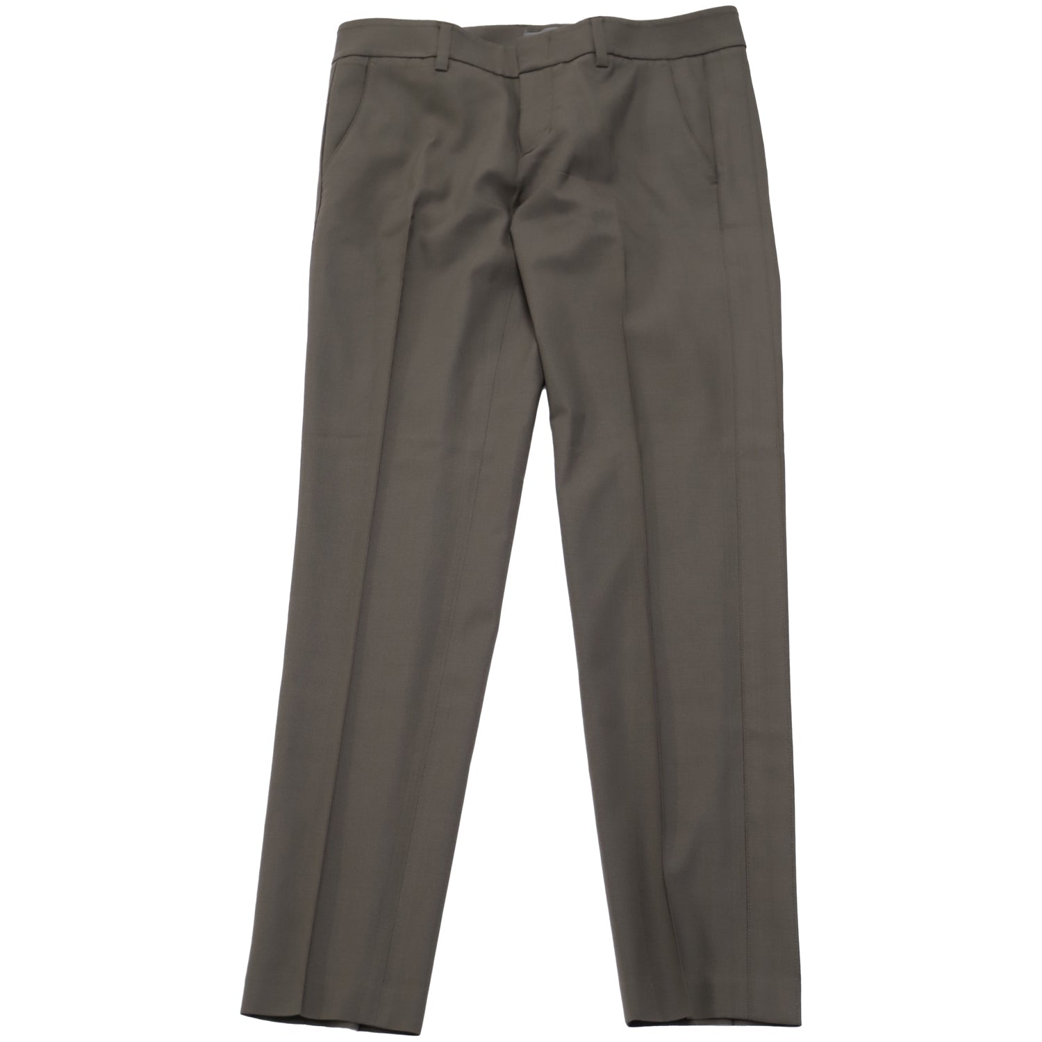 Pantalón de lana color café