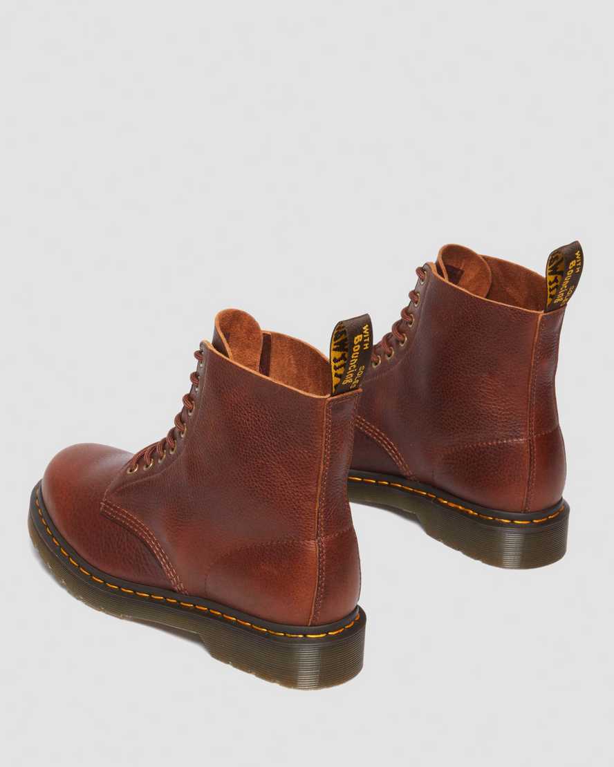 Botas de cuero con cordones