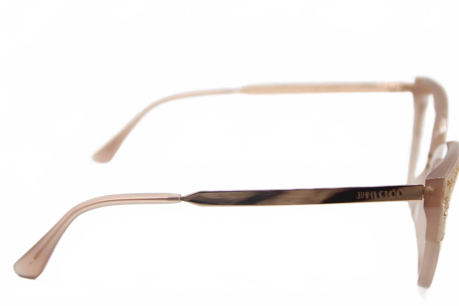 Montura para gafas de mujer de montura tipo gato color café