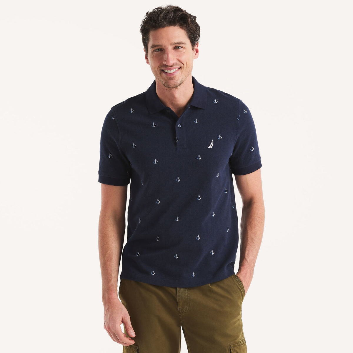 Polo de hombre con estampado