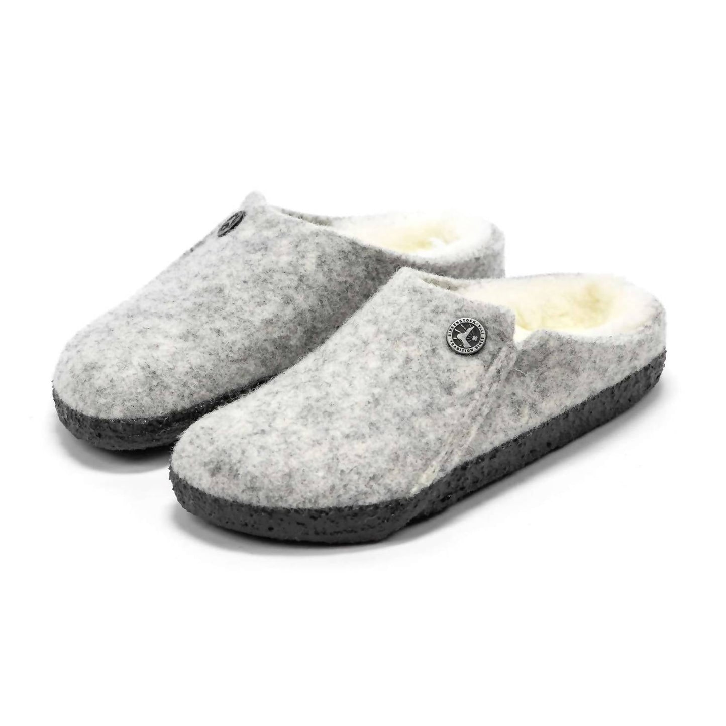 Zuecos para niña color gris claro