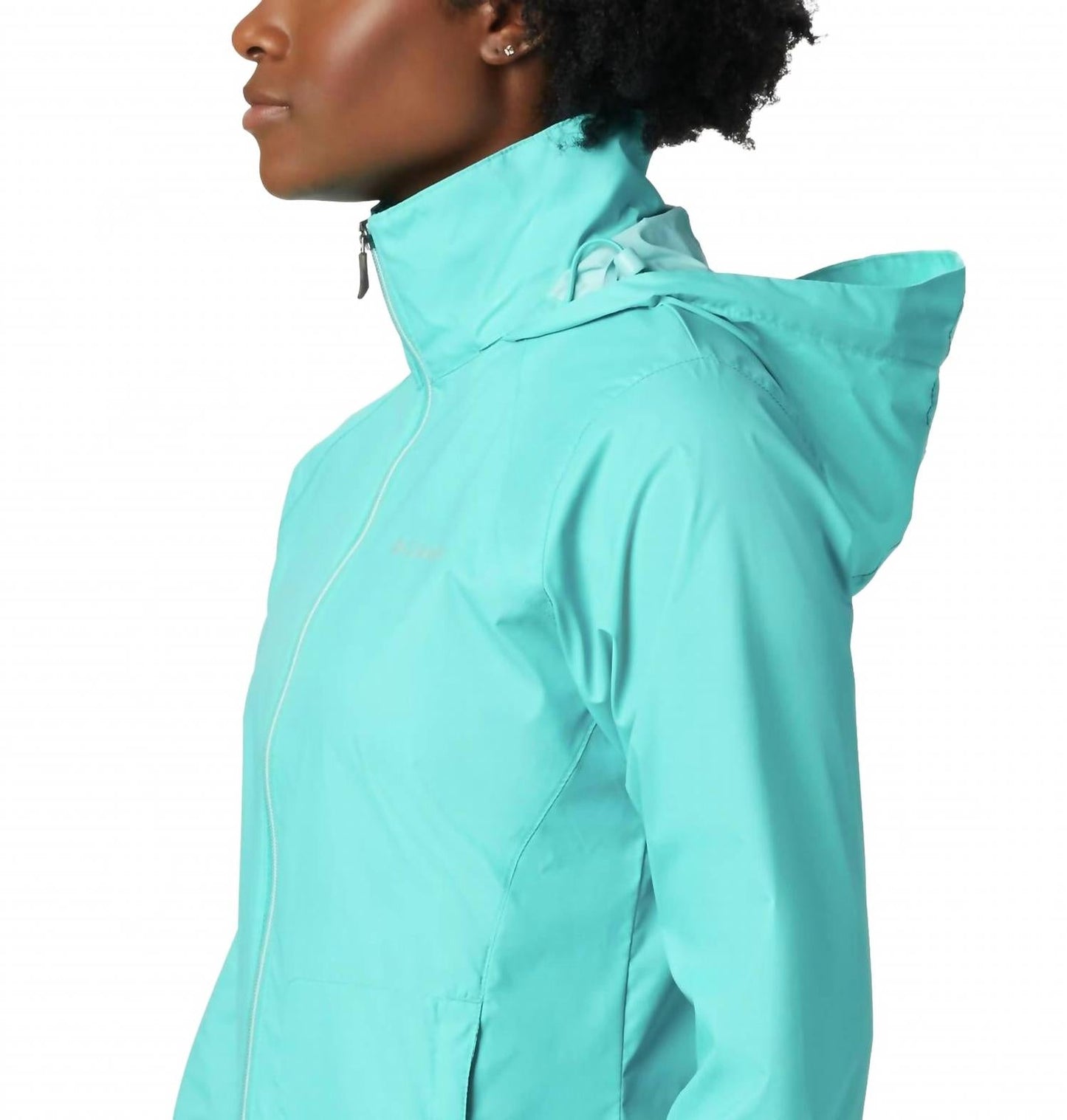 Chaqueta de mujer color verde
