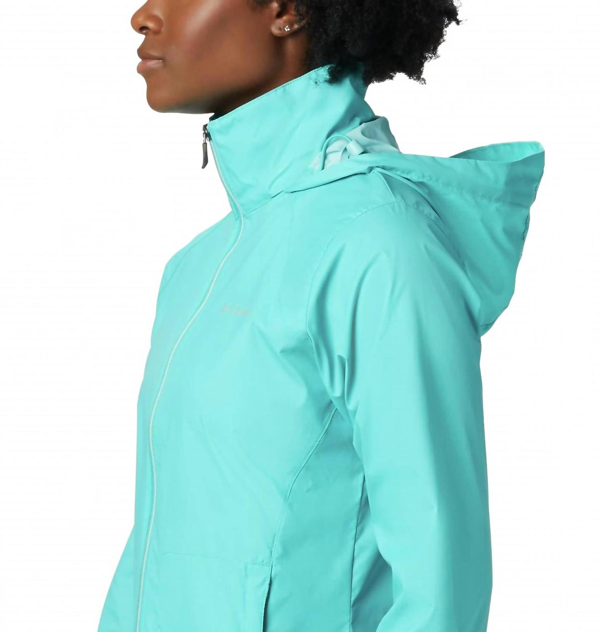 Chaqueta de mujer color verde