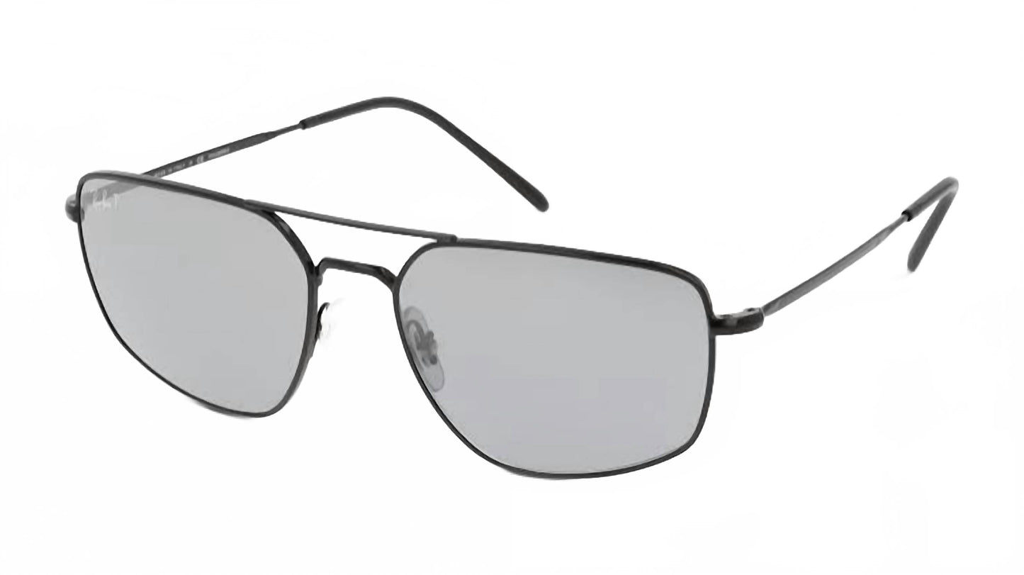 Gafas de sol unisex con lentes polarizados color negro y gris