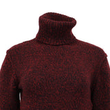 Burberry Brit Suéter Cuello Tortuga en Lana Roja