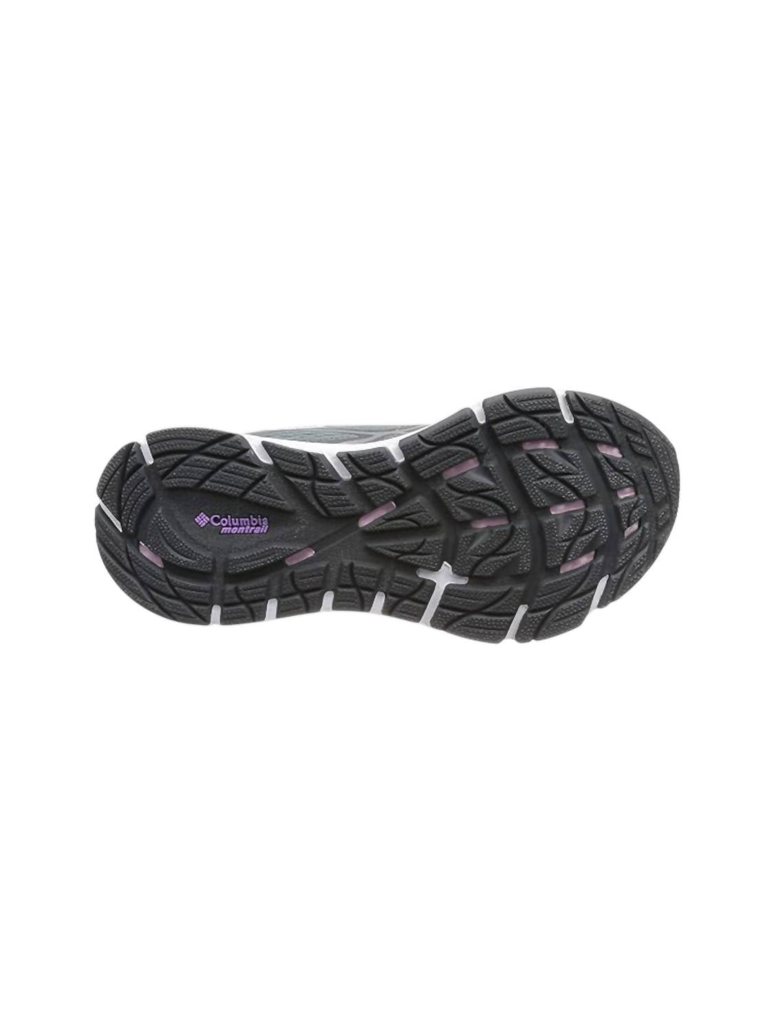 Tenis para correr de mujer color gris y violeta