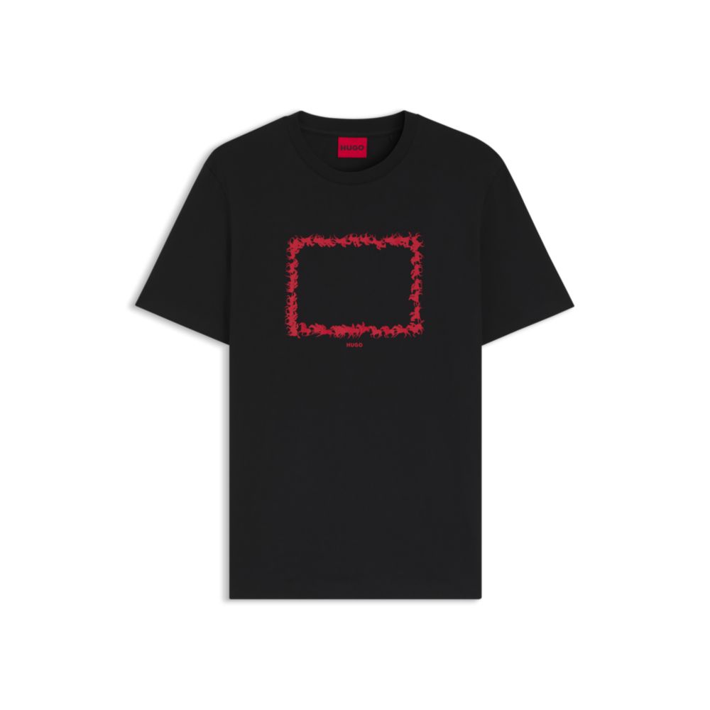 Camiseta de algodón con estampado