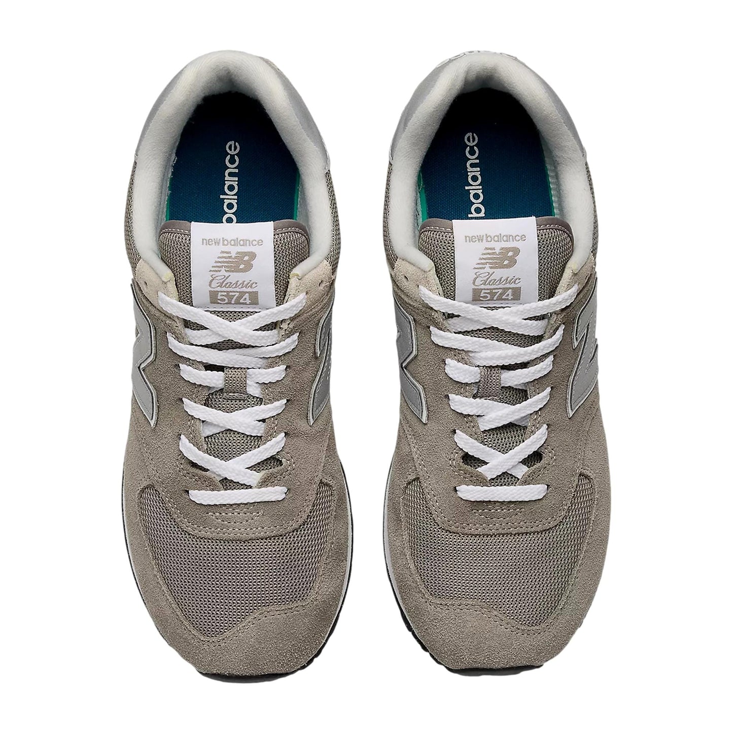 Calzado de hombre color blanco y gris