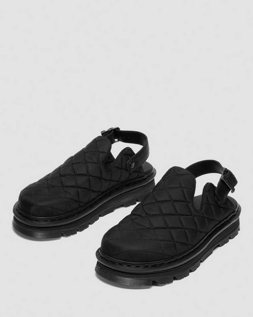 Zapatos destalonados de lona con plataforma
