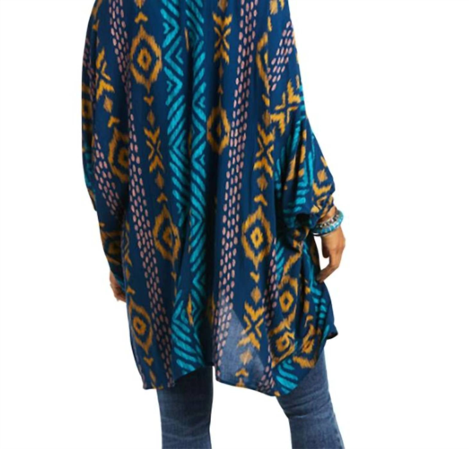 Top color azul