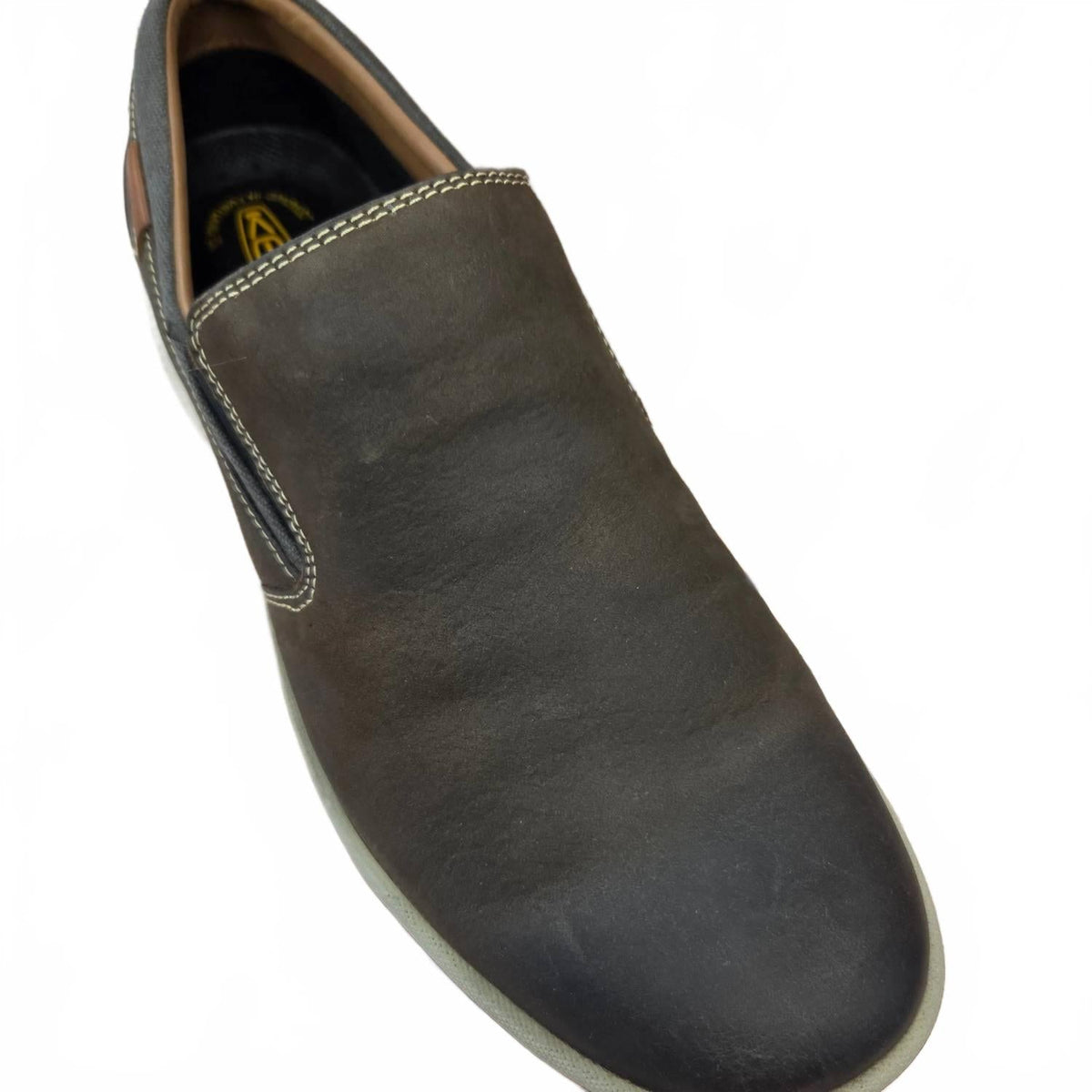 Zapatos de hombre sin cordones color café