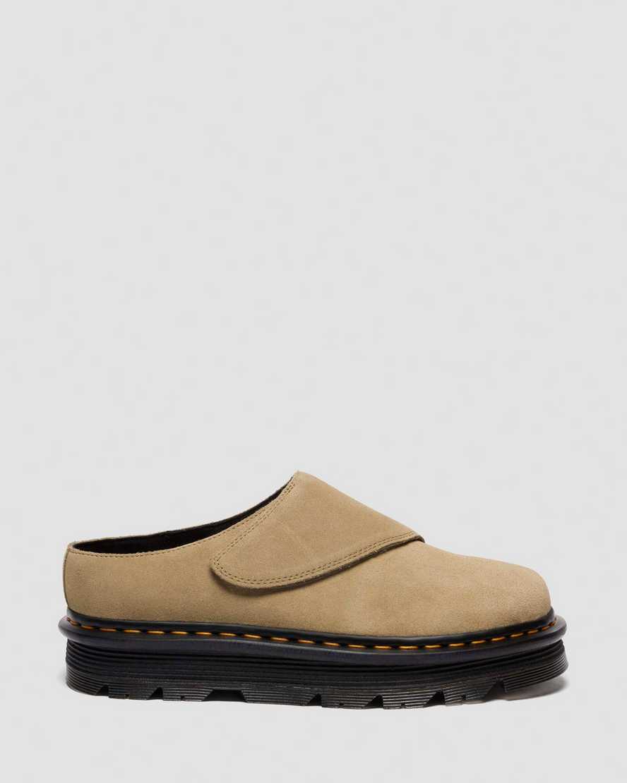 Zapatos destalonados de gamuza