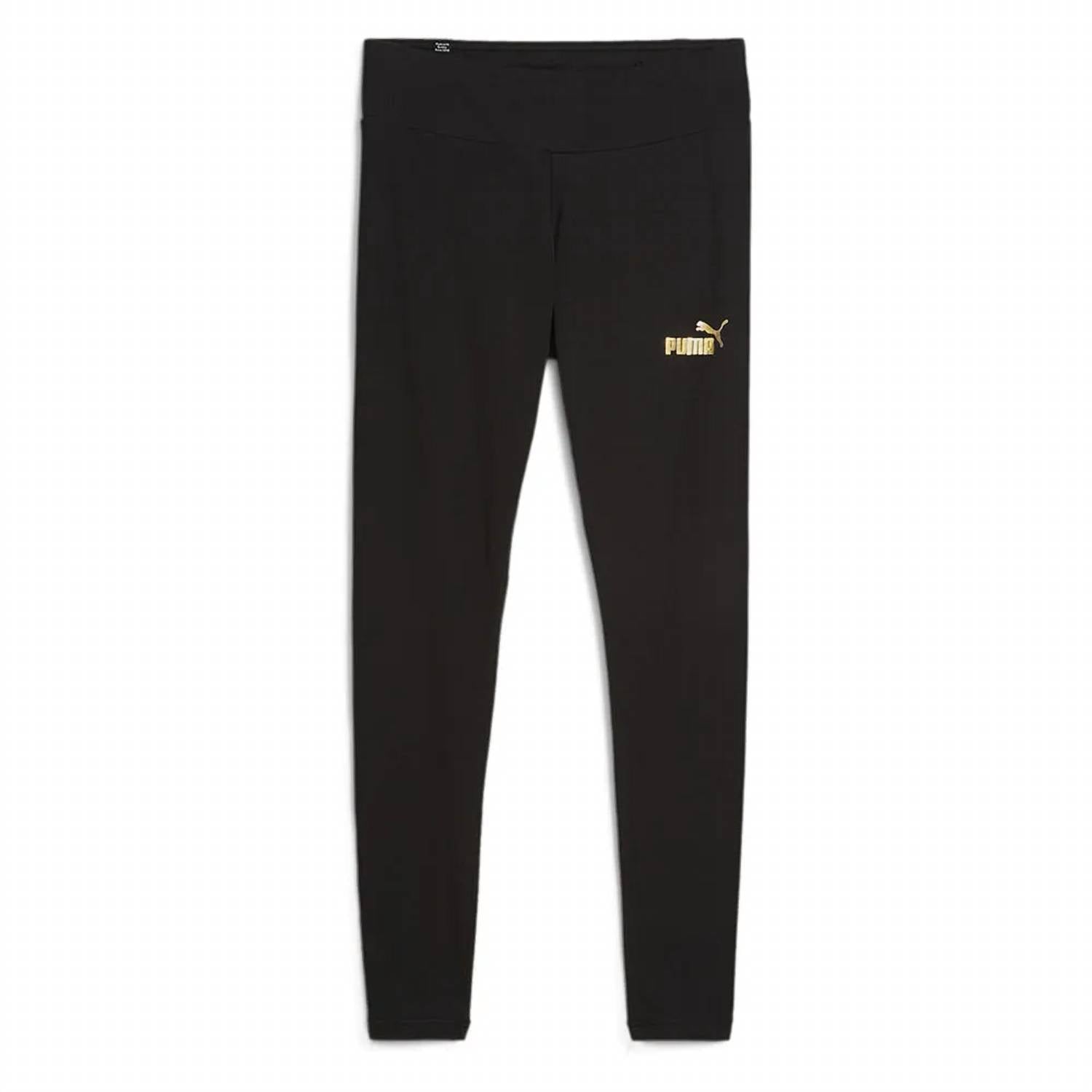 Leggings de mujer color negro y dorado