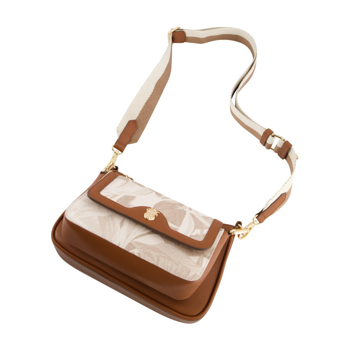 Bolso cruzado de cuero