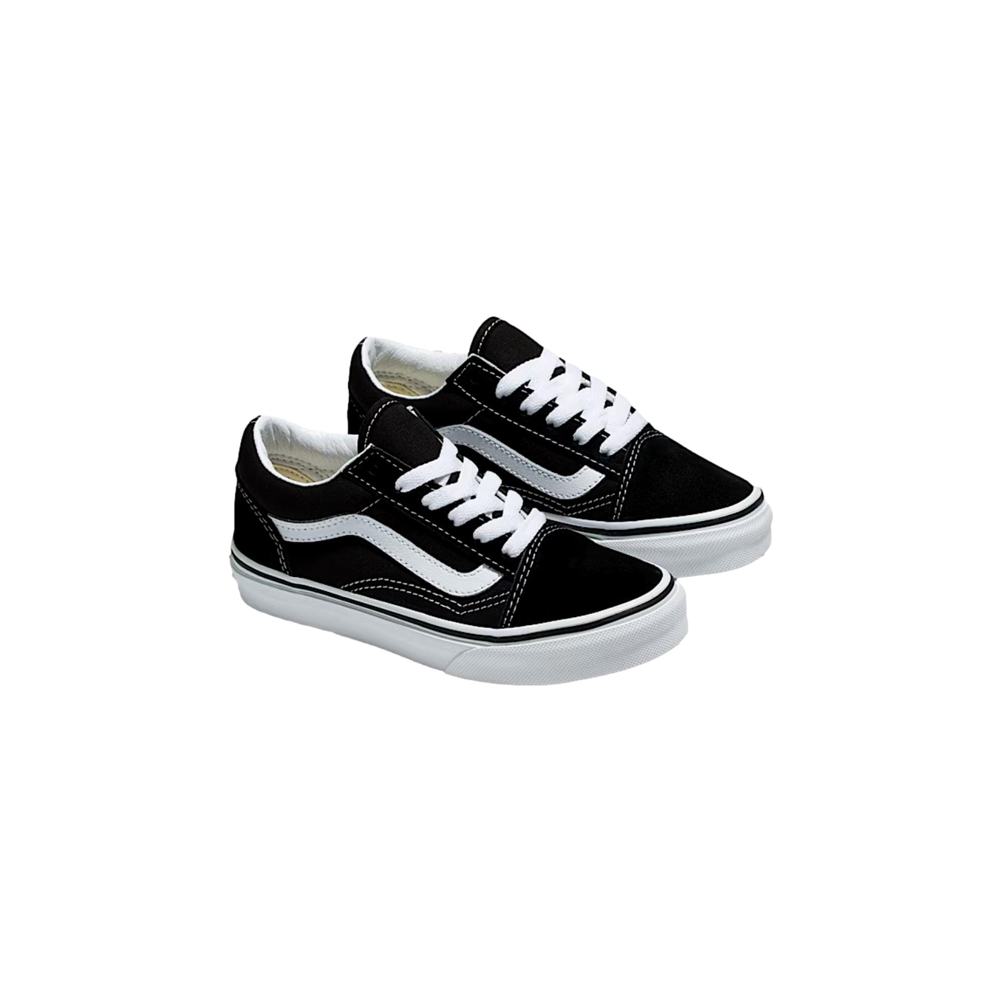Calzado infantil color negro y blanco