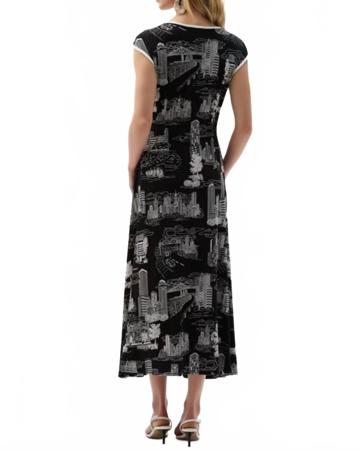 Vestido largo color negro