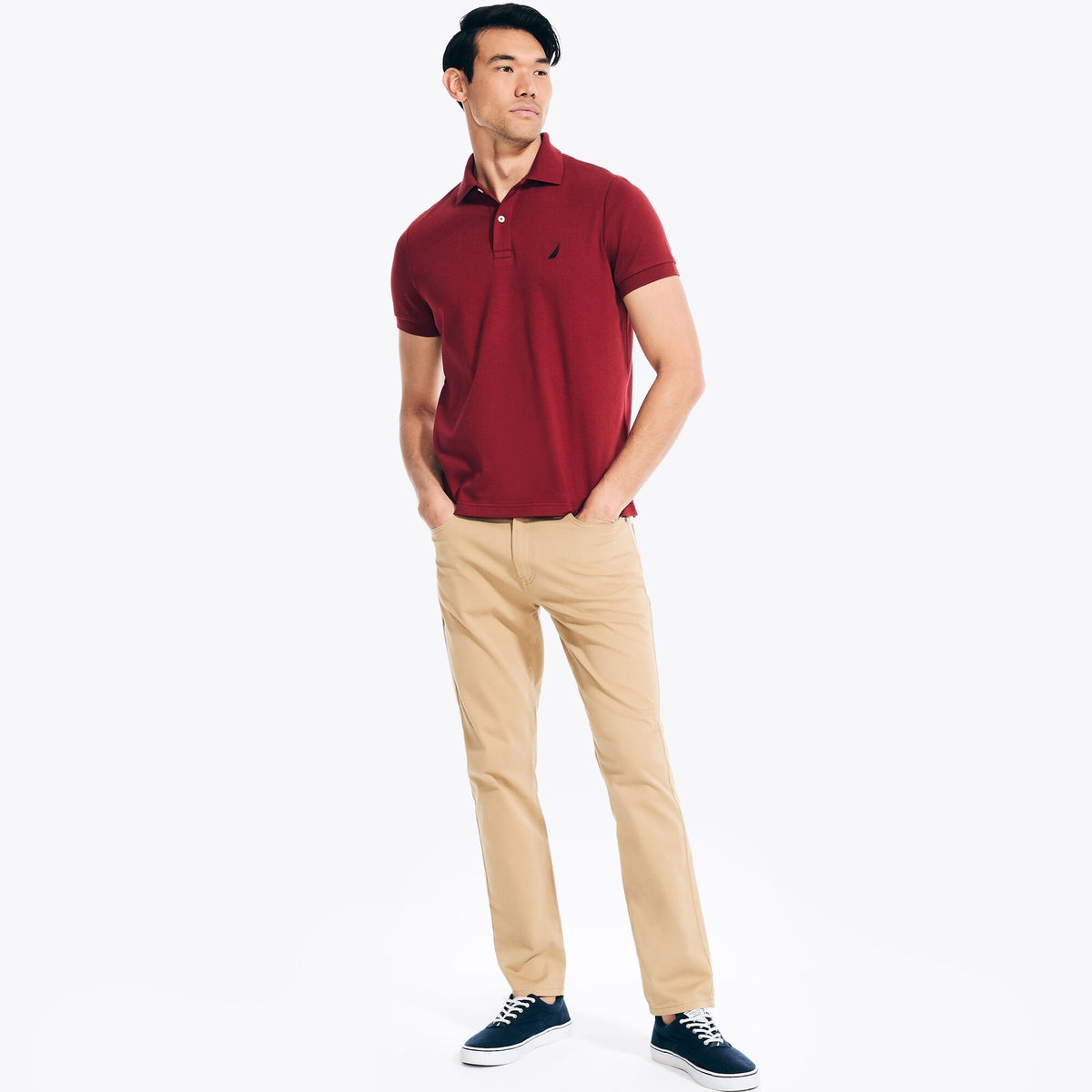 Polo de hombre de corte ajustado
