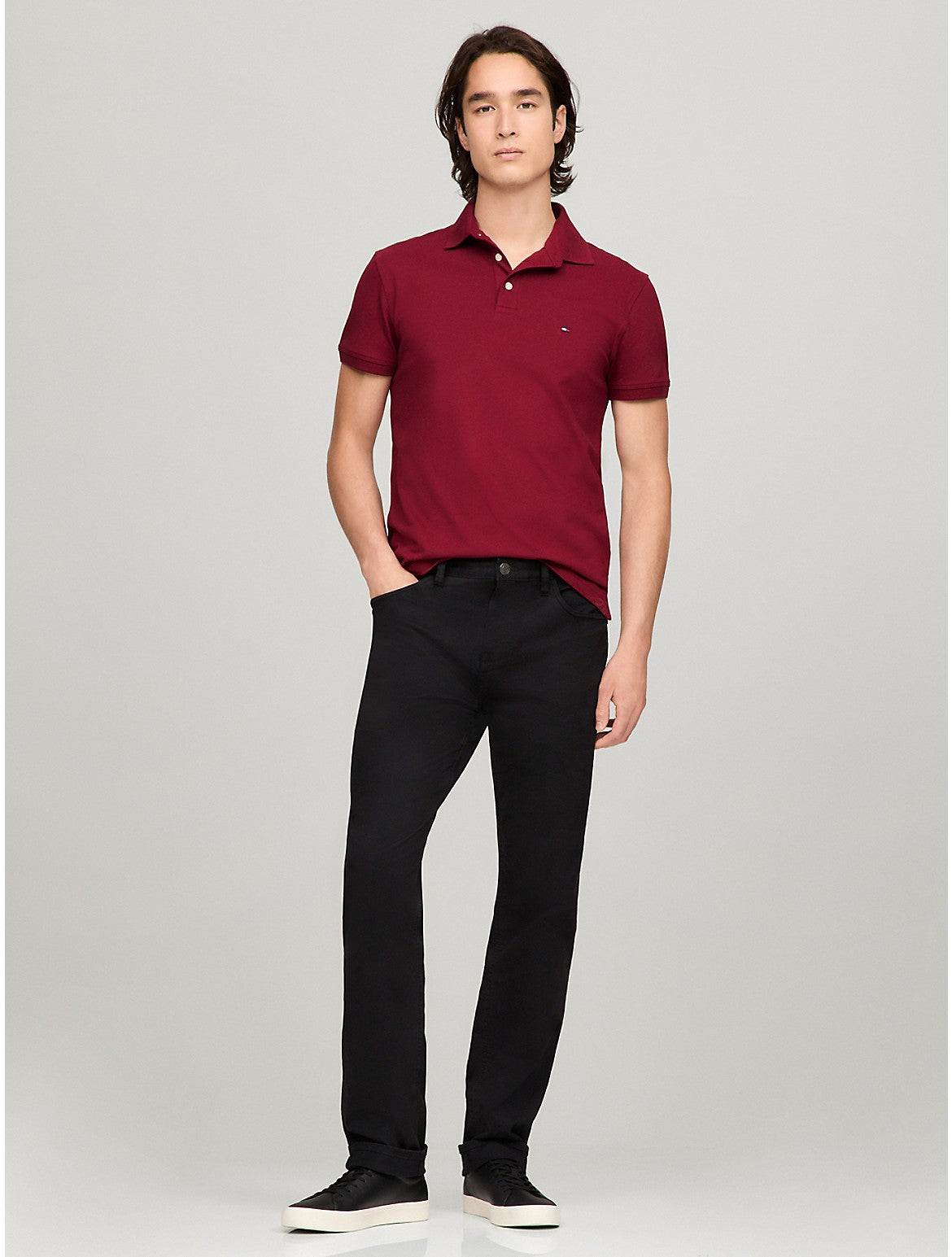 Polo de hombre de corte ajustado
