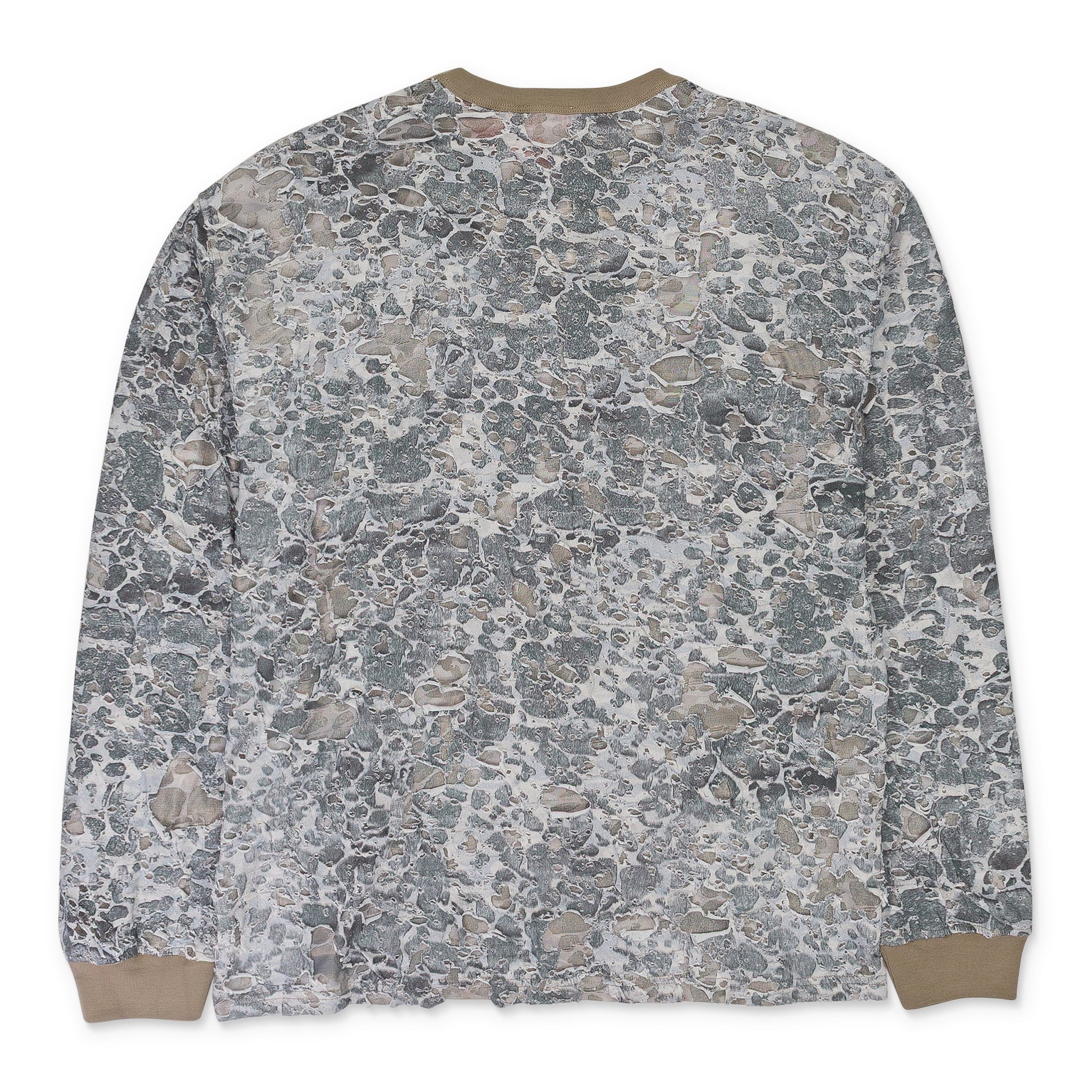 Camiseta de manga larga color beige