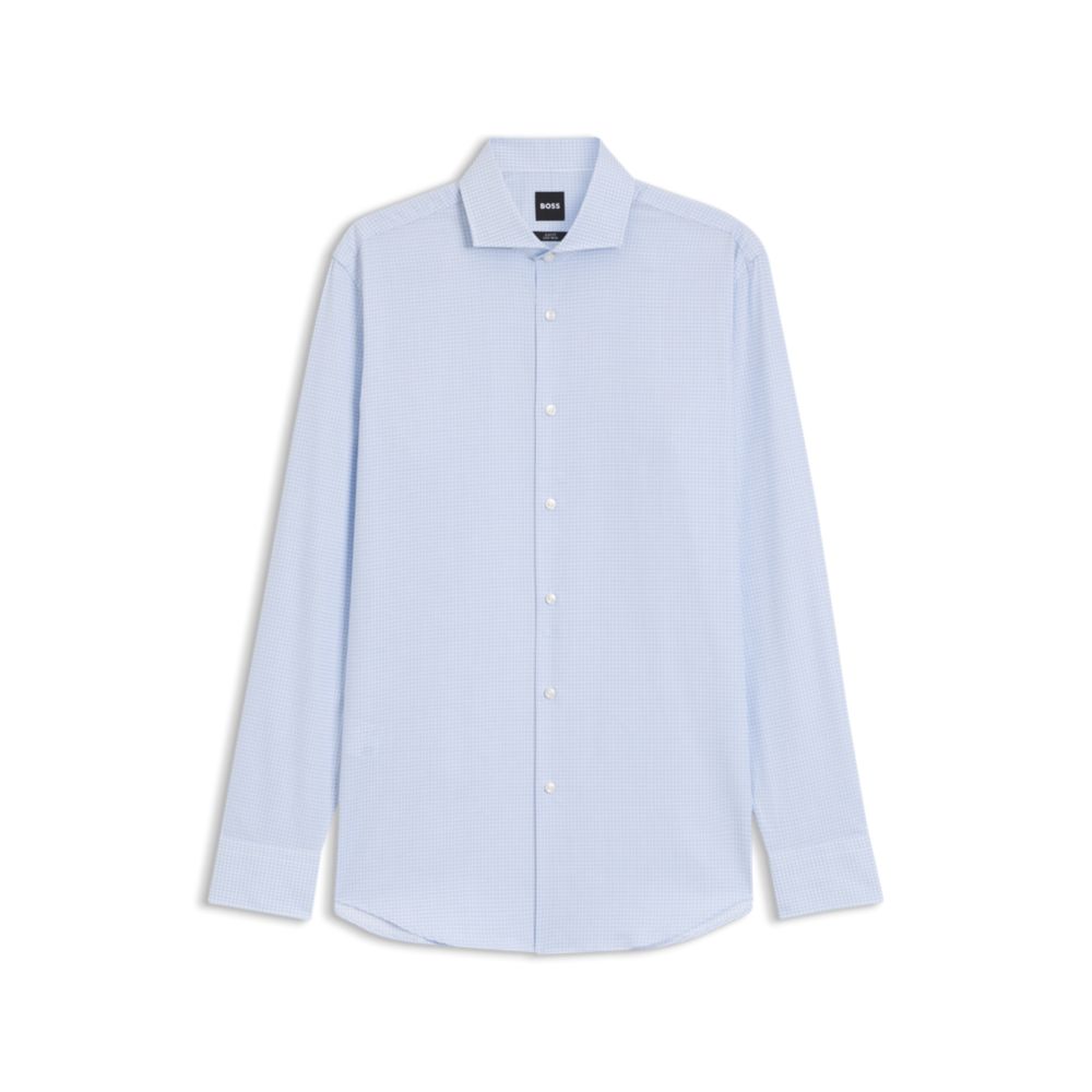 Camisa de algodón de corte ajustado