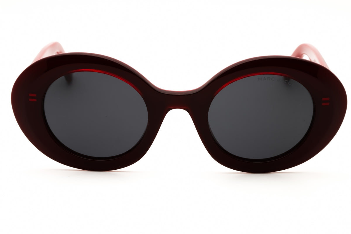 Gafas color gris y vinotinto