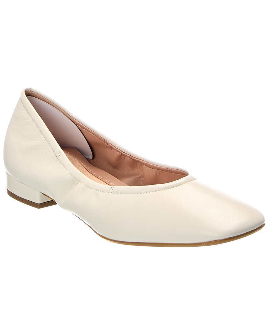 Zapatos planos de cuero