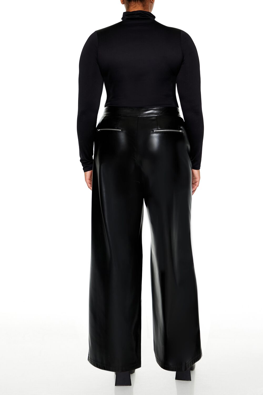 Pantalón de efecto cuero
