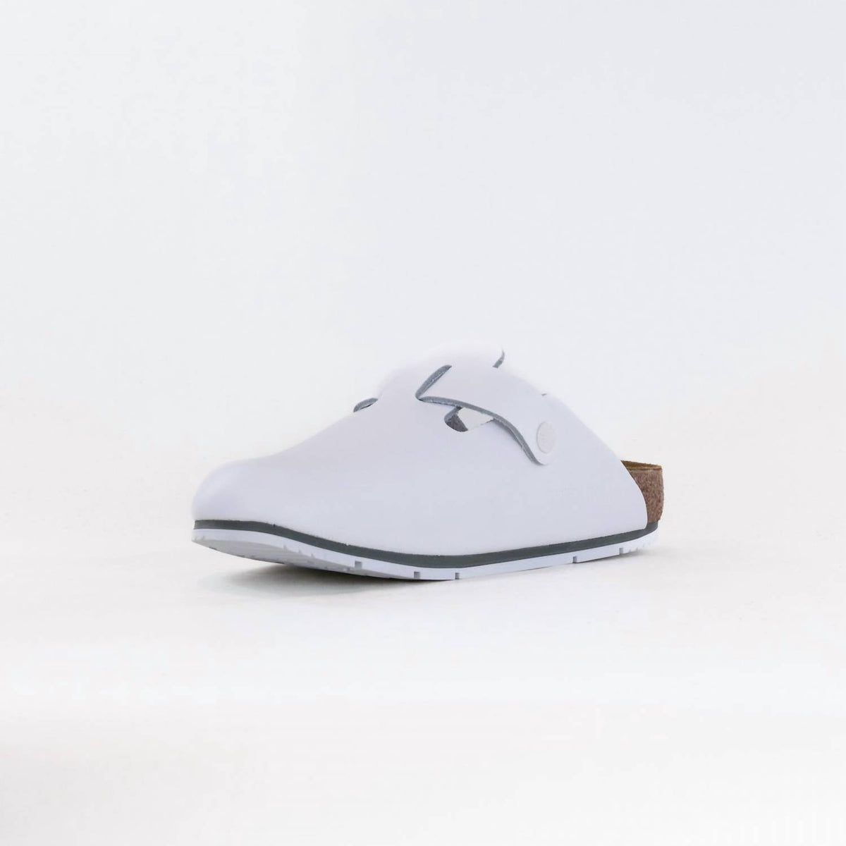 Zuecos de mujer color blanco