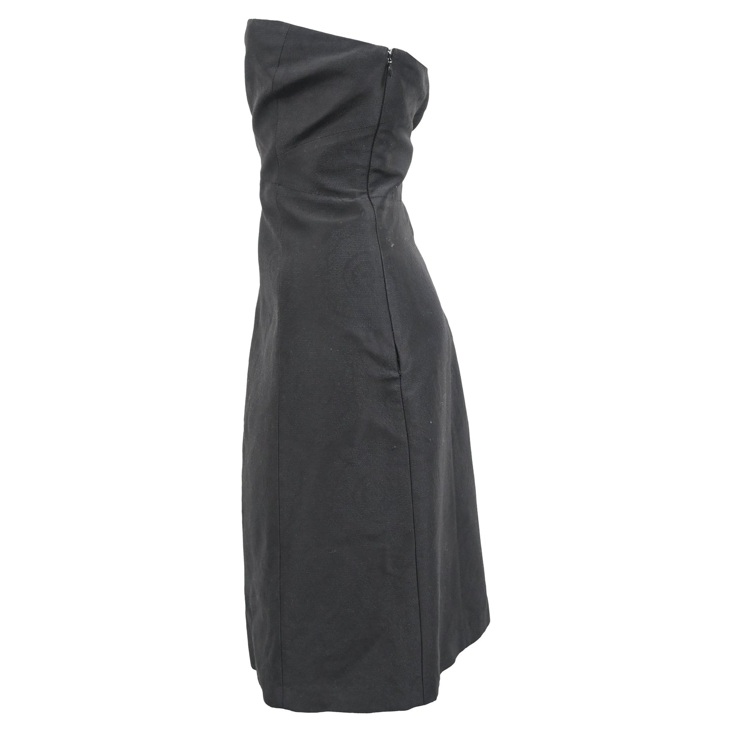 Vestido de satén corto con estampado floral color negro