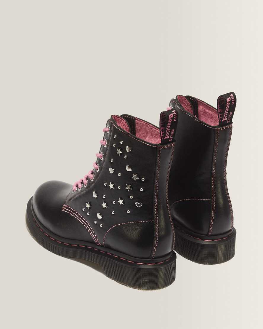 Botas de cuero con cordones
