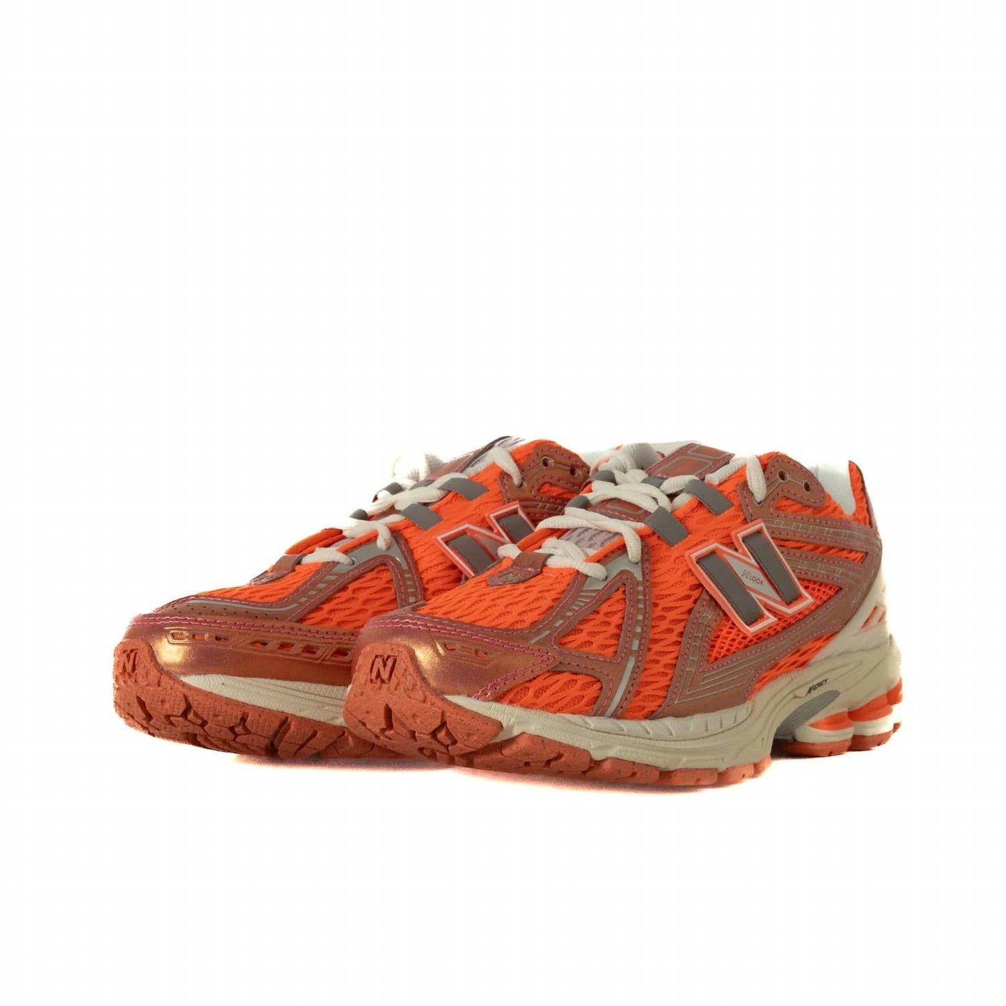Tenis unisex color rosado y naranja