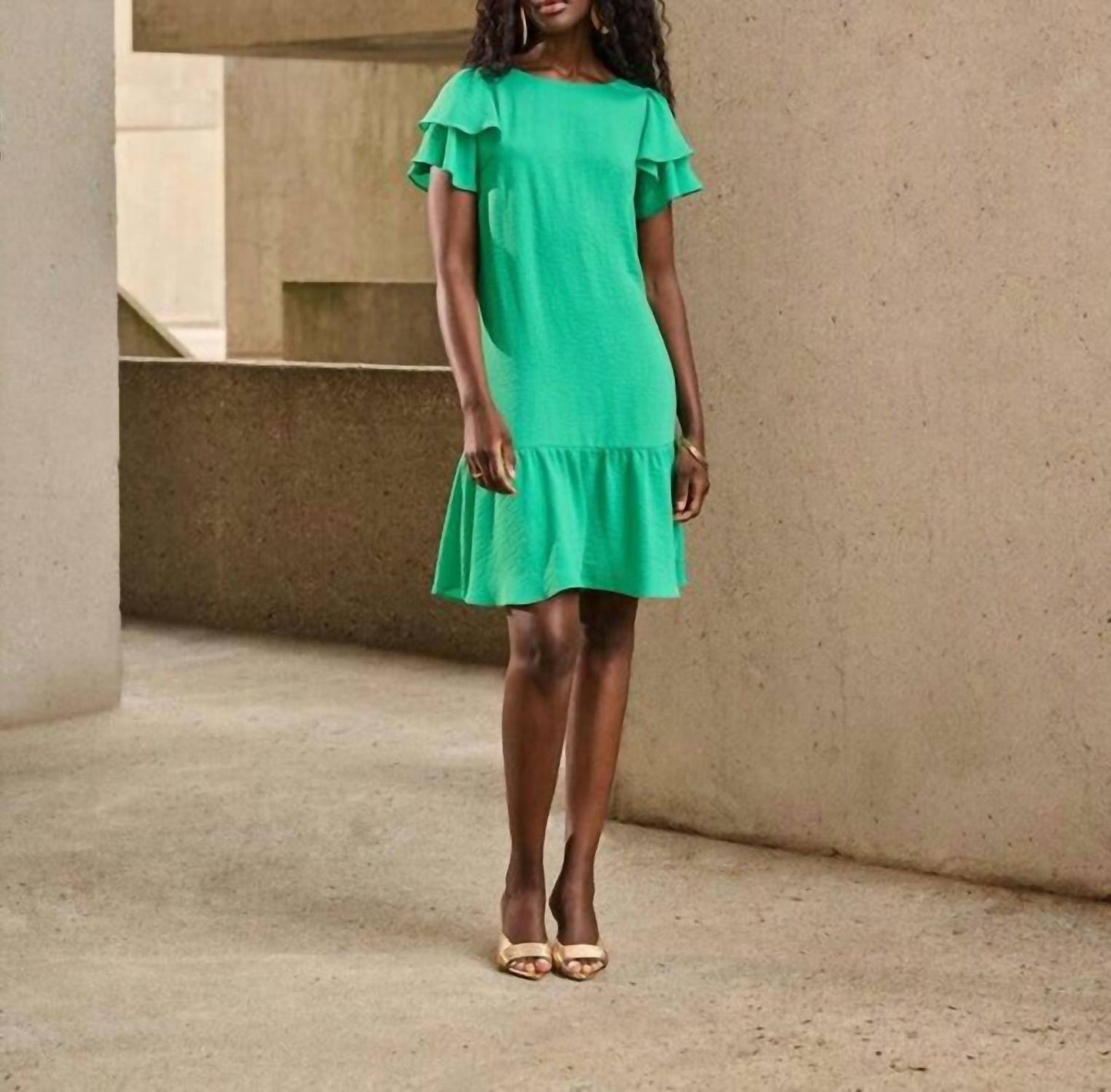 Vestido color verde