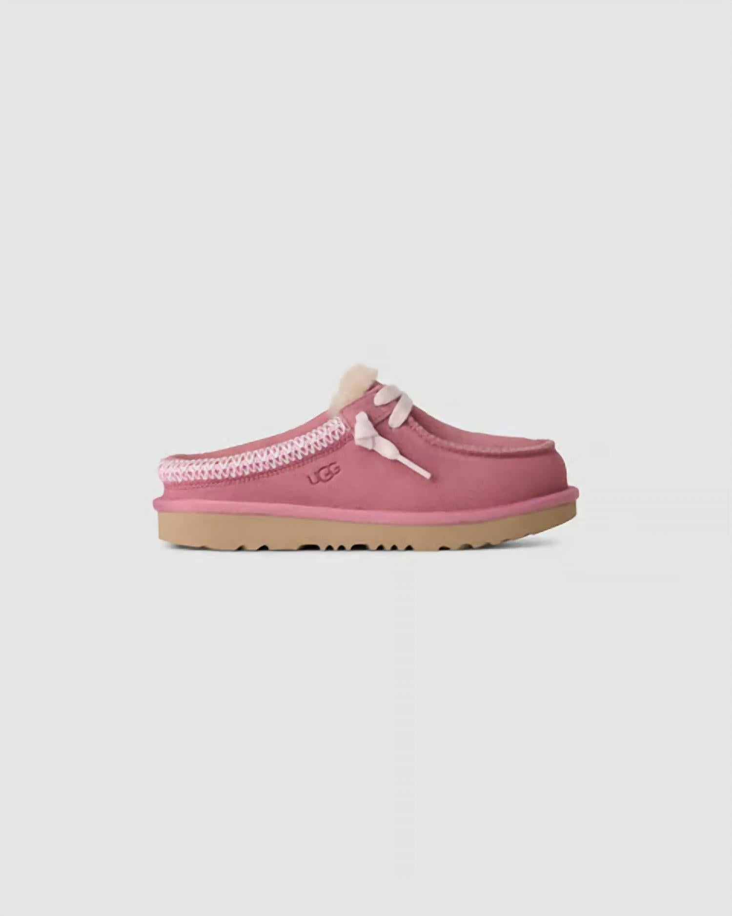 Zapatos destalonados infantil color rosado