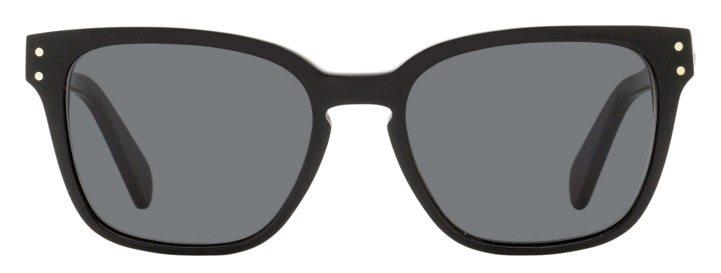 Gafas de sol de hombre de montura cuadrada 55 mm color negro