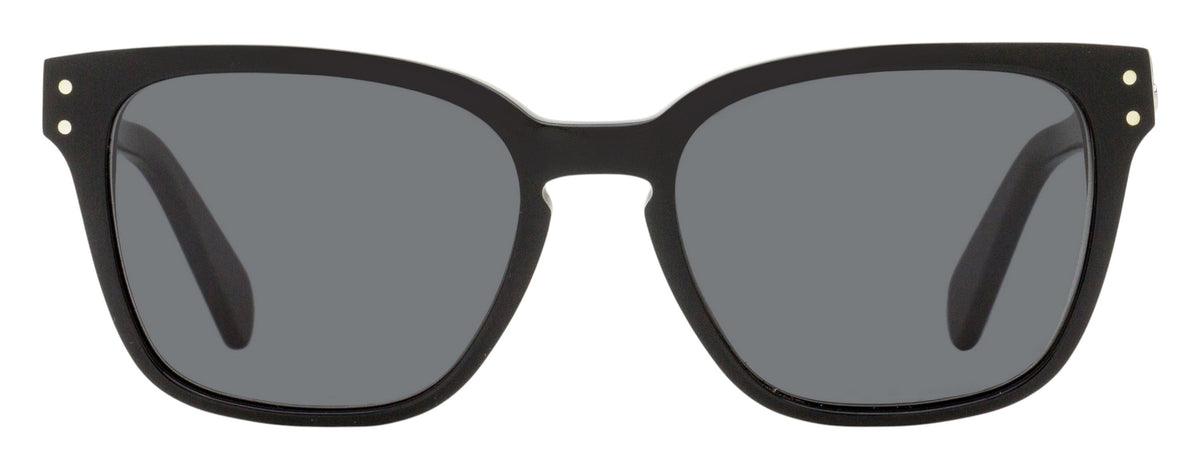 Gafas de sol de hombre de montura cuadrada 55 mm color negro