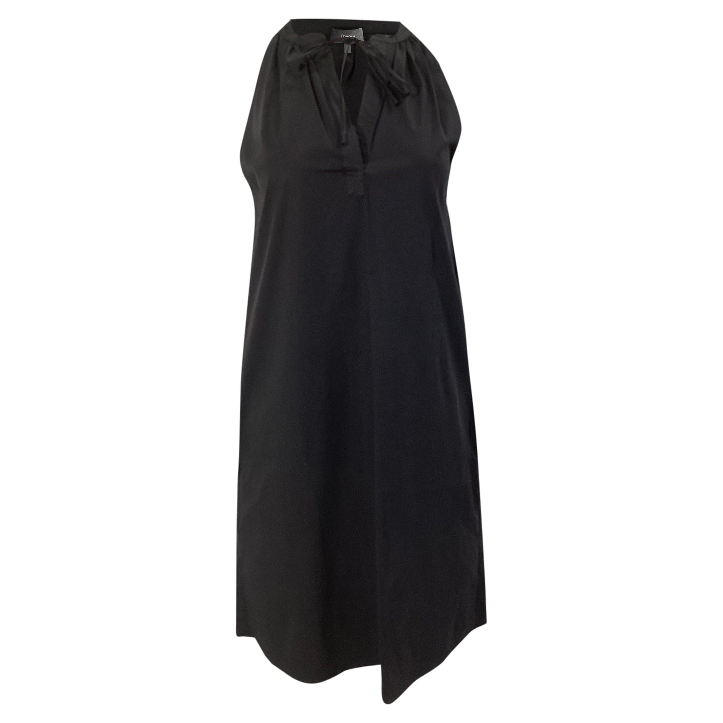 Vestido de algodón color negro