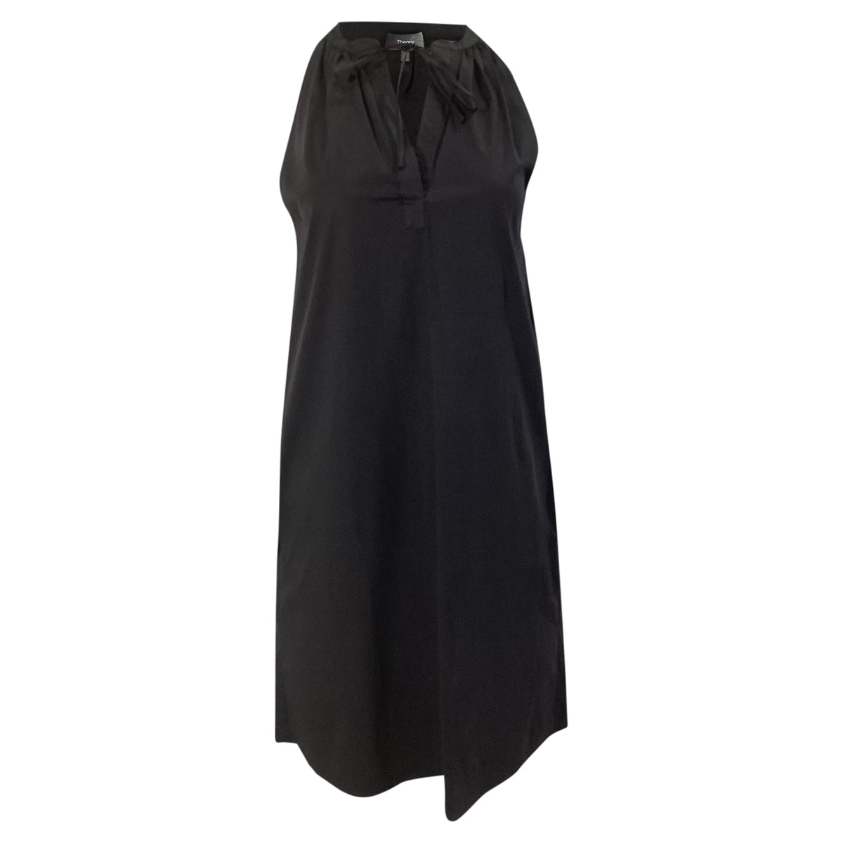 Vestido de algodón color negro